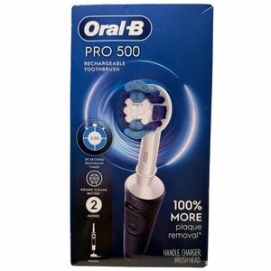 Oral-B PRO 500 Electric Toothbrush Open Box - New